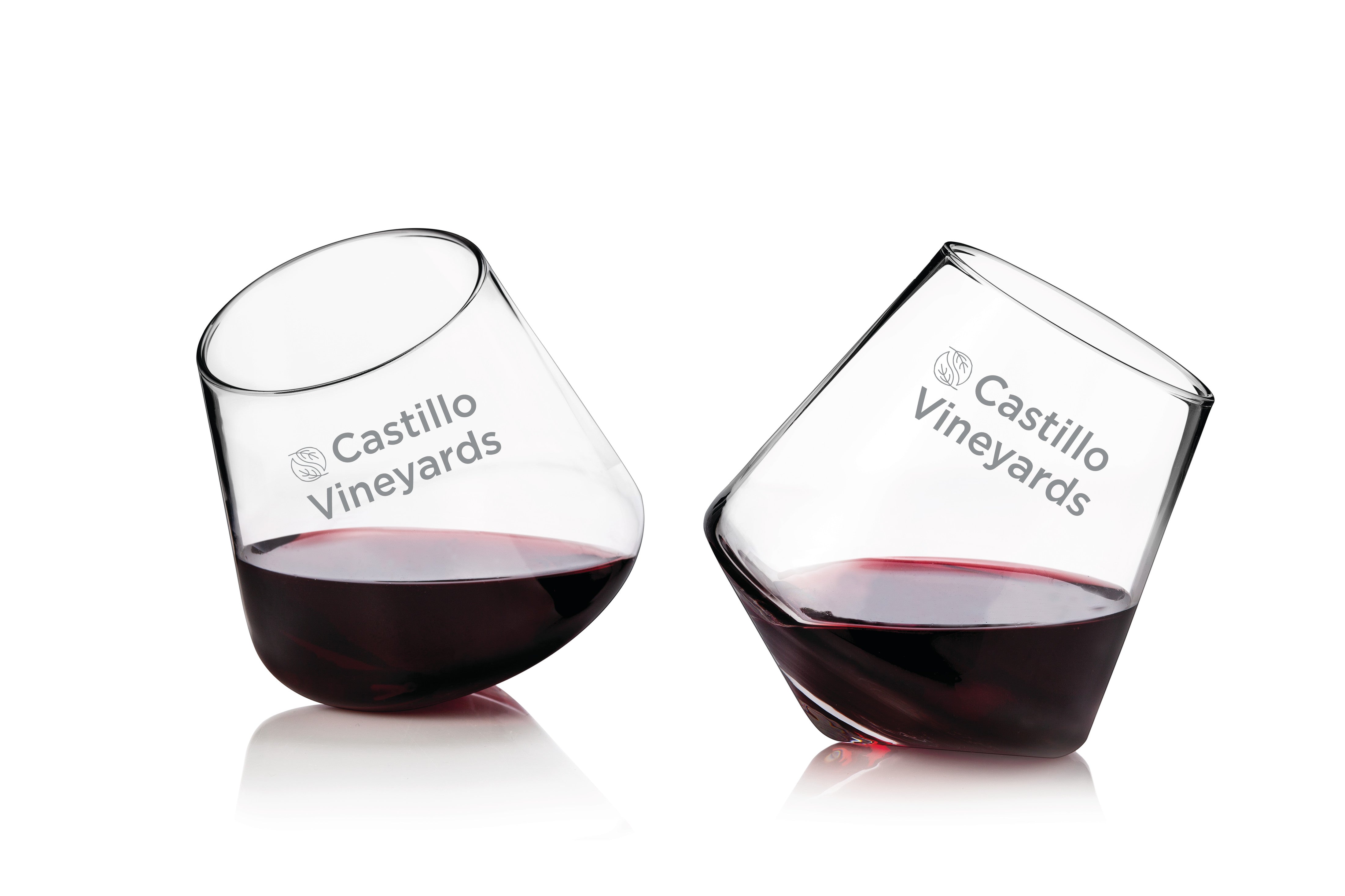Viski Rolling Crystal Wine Glasses