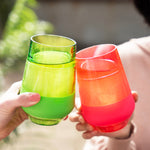 HOST Wine FREEZE XL Insulated Cooling Cup, Vivid Orange