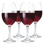 True St. Julien Bordeaux Wine Glasses, 18 oz, Set of 4