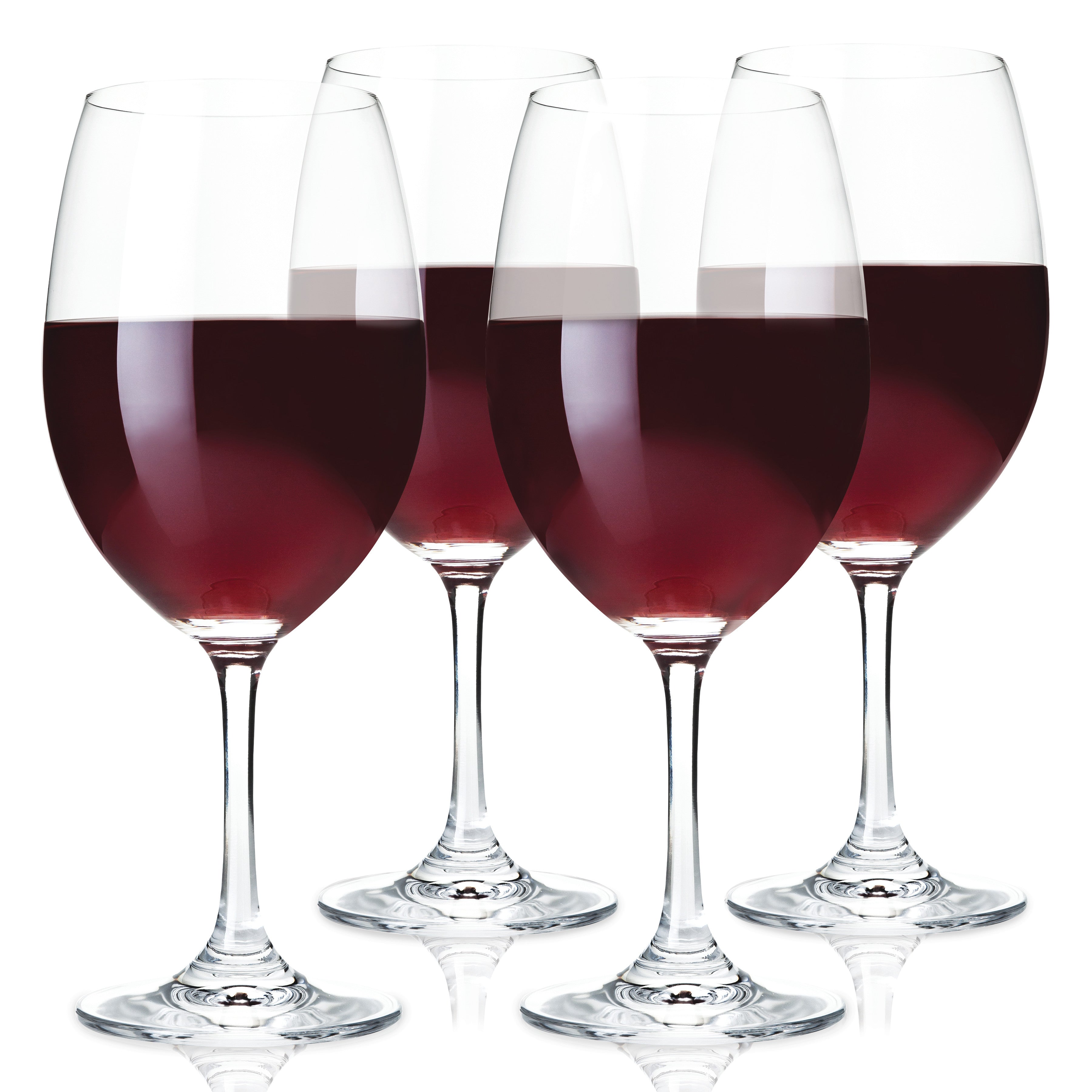 True St. Julien Bordeaux Wine Glasses, 18 oz, Set of 4