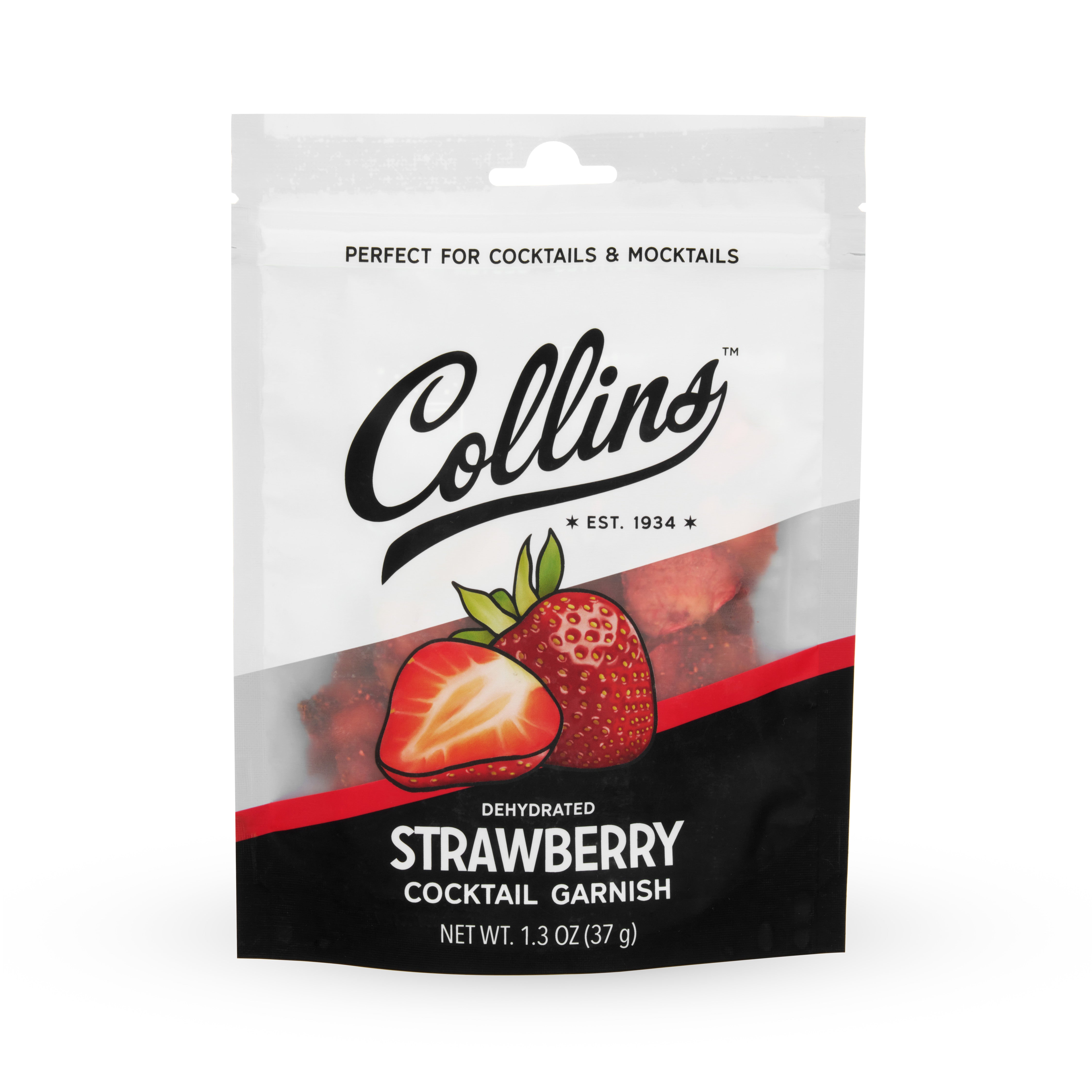 Collins Dehydrated Strawberry Cocktail Garnish