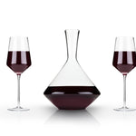 Raye™ Angled Crystal Decanter & Wine Glasses Set - 39 North CO 