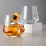 Raye™ Angled Crystal Lowball Cocktail Glasses - 39 North CO 