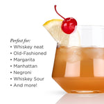 Raye™ Angled Crystal Lowball Cocktail Glasses - 39 North CO 