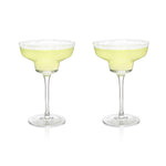 Raye™ Angled Crystal Margarita Glasses - 39 North CO 