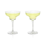 Raye™ Angled Crystal Margarita Glasses - 39 North CO 