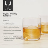 Raye™ Crystal Lowball Whiskey Tumblers - 39 North CO 