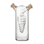 Twine Grapevine Oil & Vinegar Cruet, hand blown glass