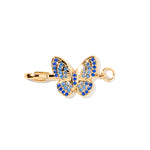 Butterfly clip-on charm