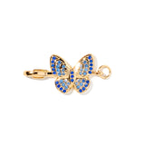 Butterfly clip-on charm
