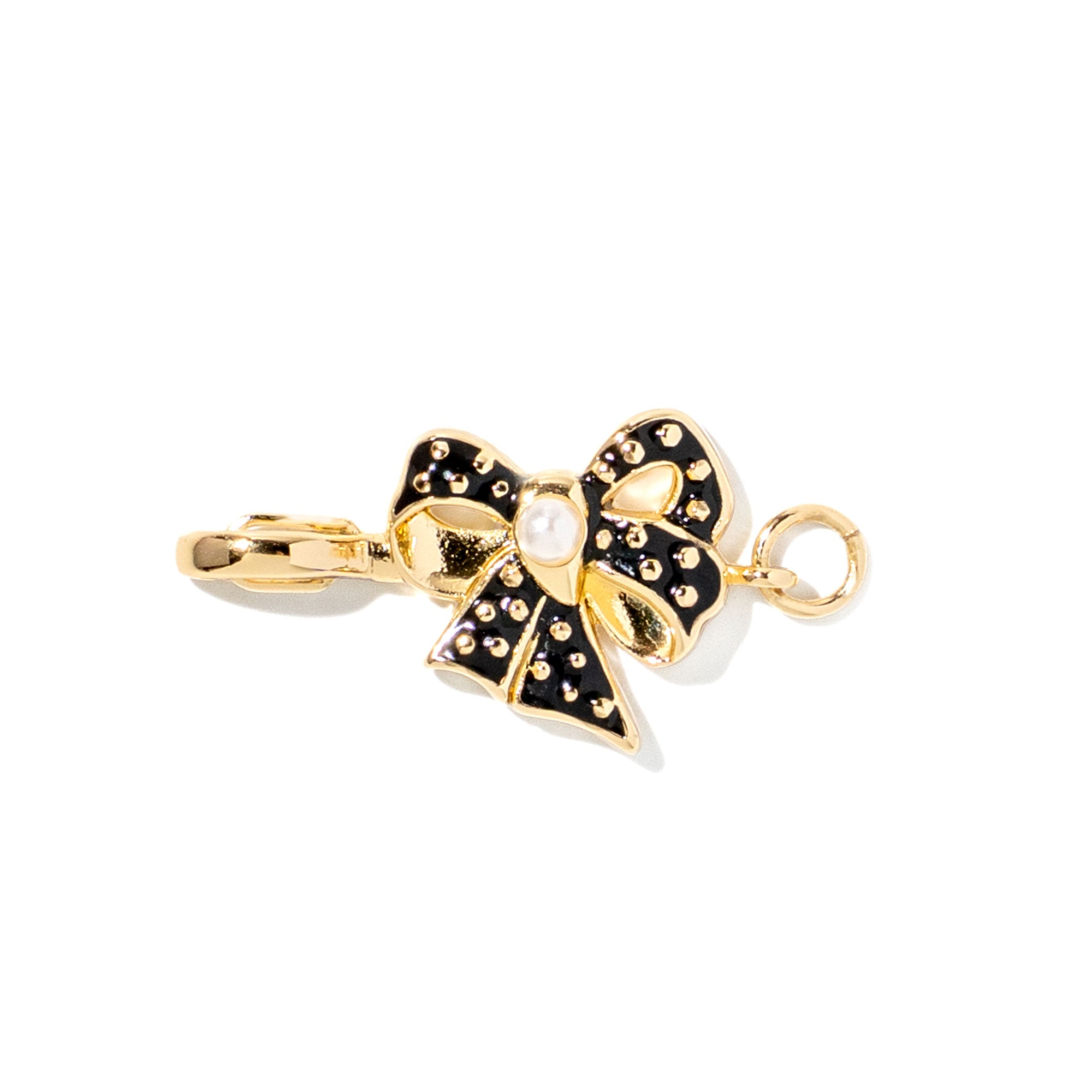 Bow clip-on charm