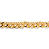 Curb clip-on charm bracelet chain