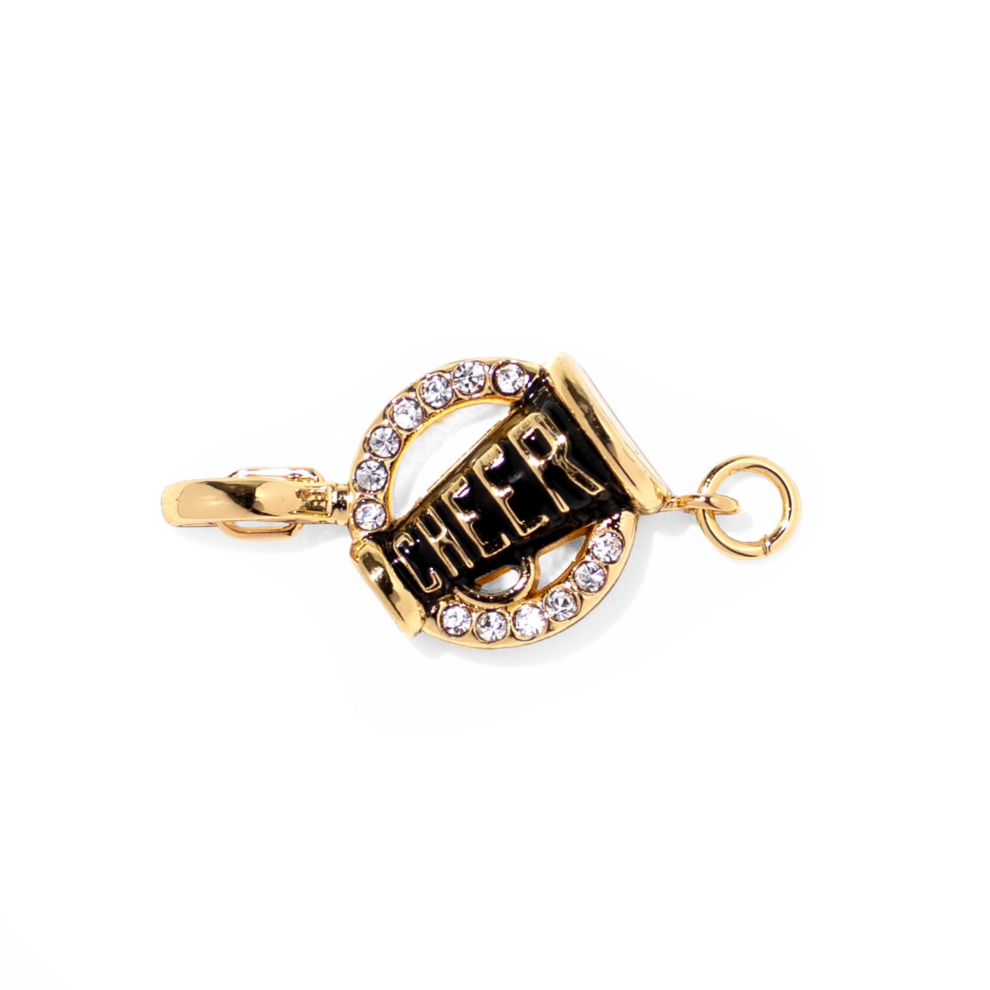 Cheer clip-on sports charm
