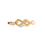 Infinity clip-on charm