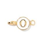 Letter O clip-on initial charm