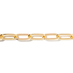 Paperclip clip-on charm bracelet chain