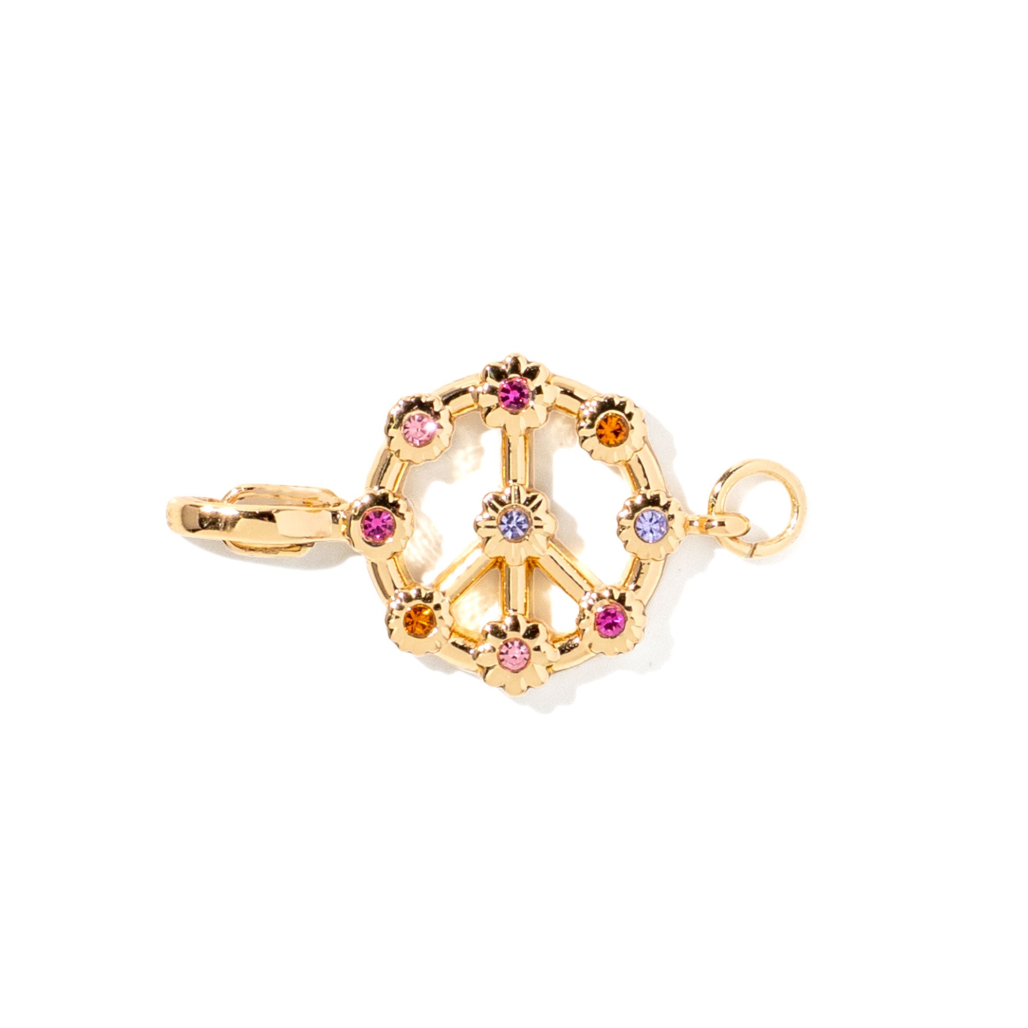Peace Sign clip-on charm