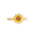 Sunflower clip-on charm