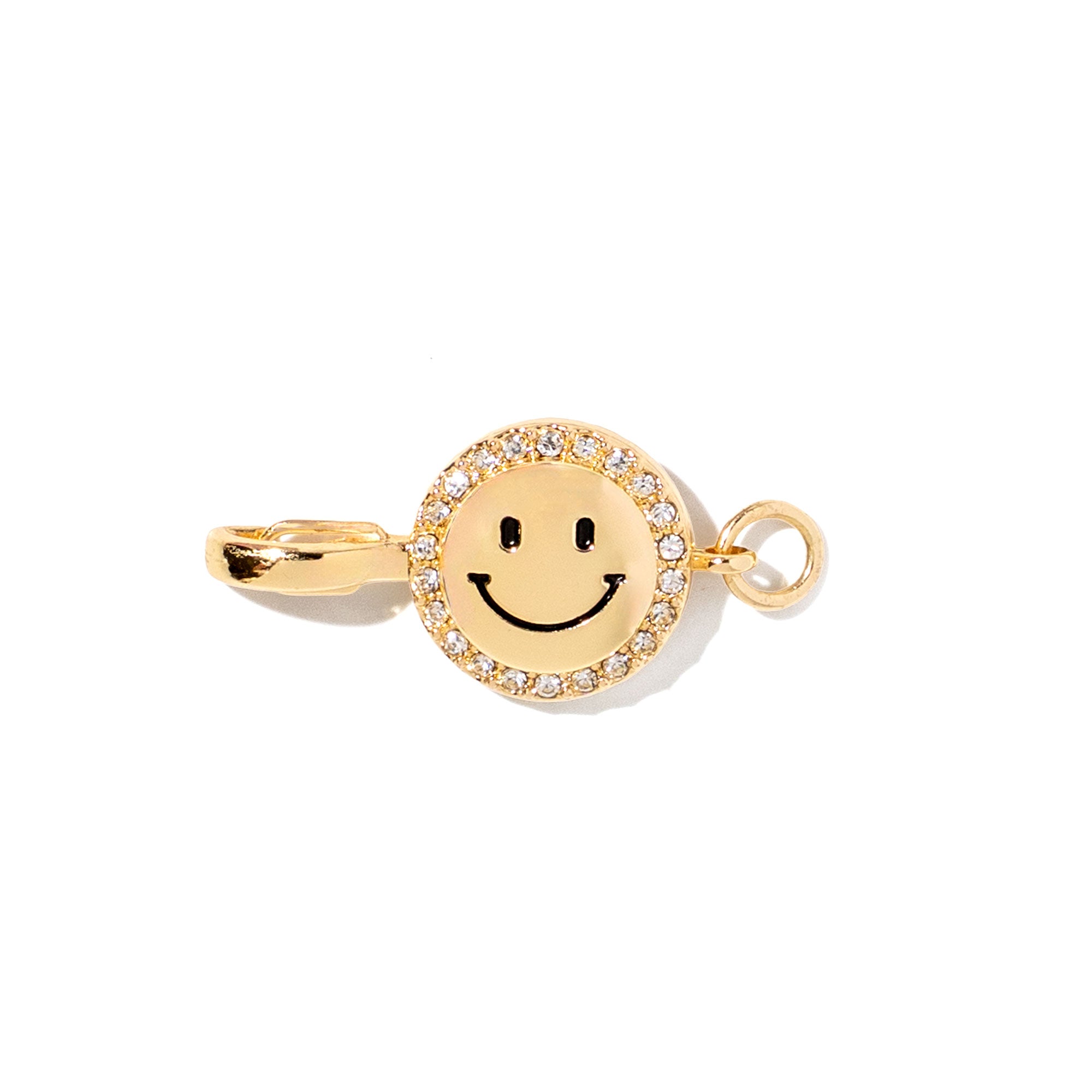 Smiley clip-on charm