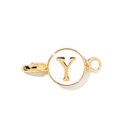 Letter Y clip-on initial charm