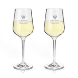 Viski Reserve Inez Crystal Chardonnay Glasses