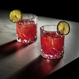 Crystal Whiskey Rocks Glass Set – Scotch Tumblers (Set of 2)