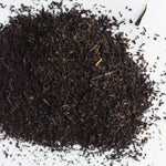 Loose Assam and Malawi black tea leaves used in Big Heart Breakfast Blend