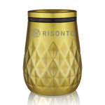 Viski Paragon Wine Tumbler, Gold, 12 oz