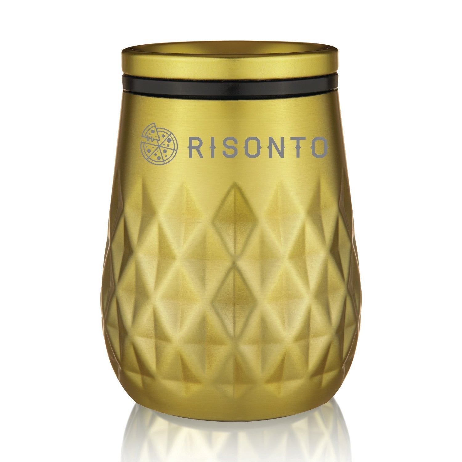 Viski Paragon Wine Tumbler, Gold, 12 oz