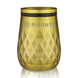 Viski Paragon Wine Tumbler, Gold, 12 oz