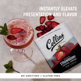Collins Dehydrated Strawberry Cocktail Garnish, 1.3 oz