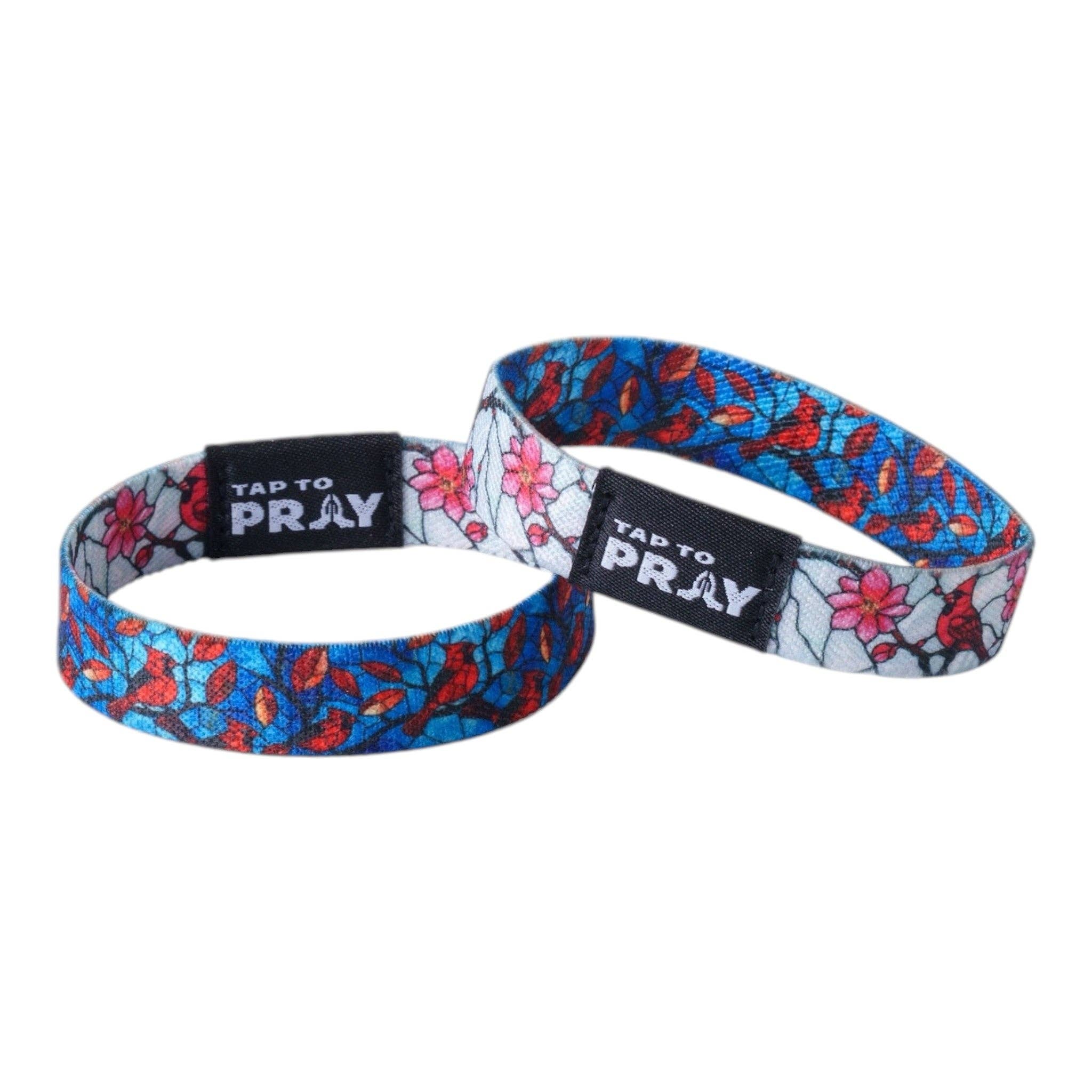 Tap To Pray Cardinals Bible verse wristband