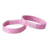 Tap To Pray Safari Rose Bible verse wristband