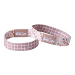 Tap To Pray Prairie & Plaid Bible verse wristband
