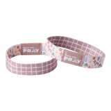 Tap To Pray Prairie & Plaid Bible verse wristband