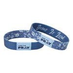 Tap To Pray Wildflower Jesus Is Lord Bible verse wristband