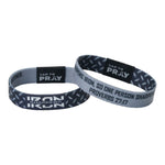 Tap To Pray Iron Sharpens Iron Bible verse wristband