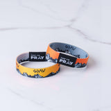 Tap To Pray God Is Greater Bible verse wristband