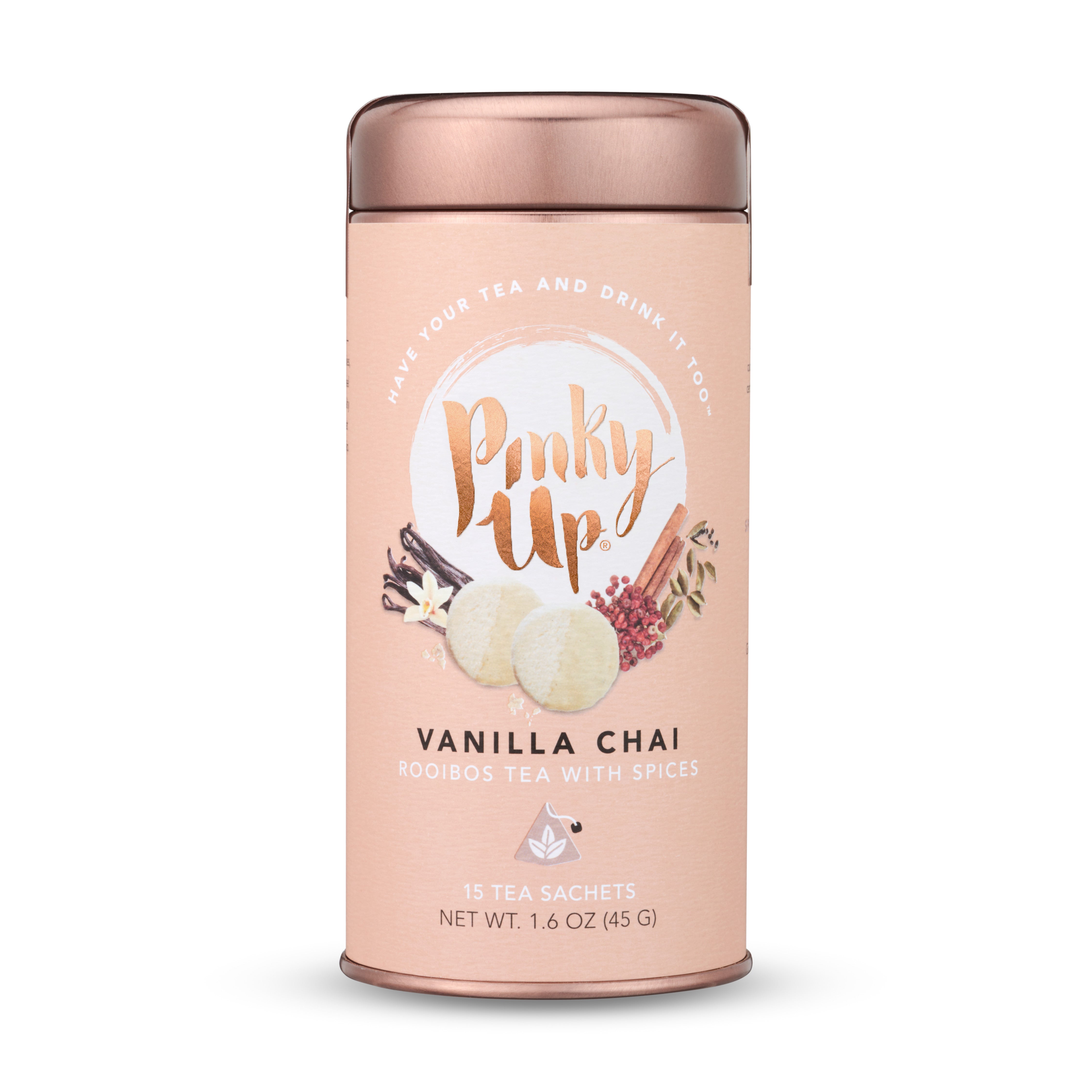 Pinky Up Vanilla Chai Rooibos Tea sachets