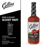 Collins Classic Bloody Mary Cocktail Mix, Tomato, Garlic & Worcestershire, 32 oz