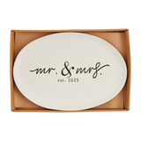 Mr & Mrs Est 2025 Platter