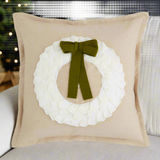 Velvet Wreath Pillow