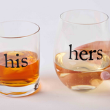 His & Hers Glass Set