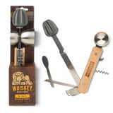 Brodeo Drive Whiskey Business 8-in-1 Bar Cart Tool