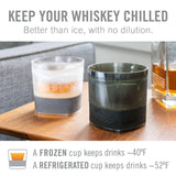 Whiskey FREEZE™ Insulated Cooling Cups - Smoke - 39 North CO 