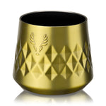 Viski Paragon Whiskey Taster in Gold, insulated stainless steel rocks glass