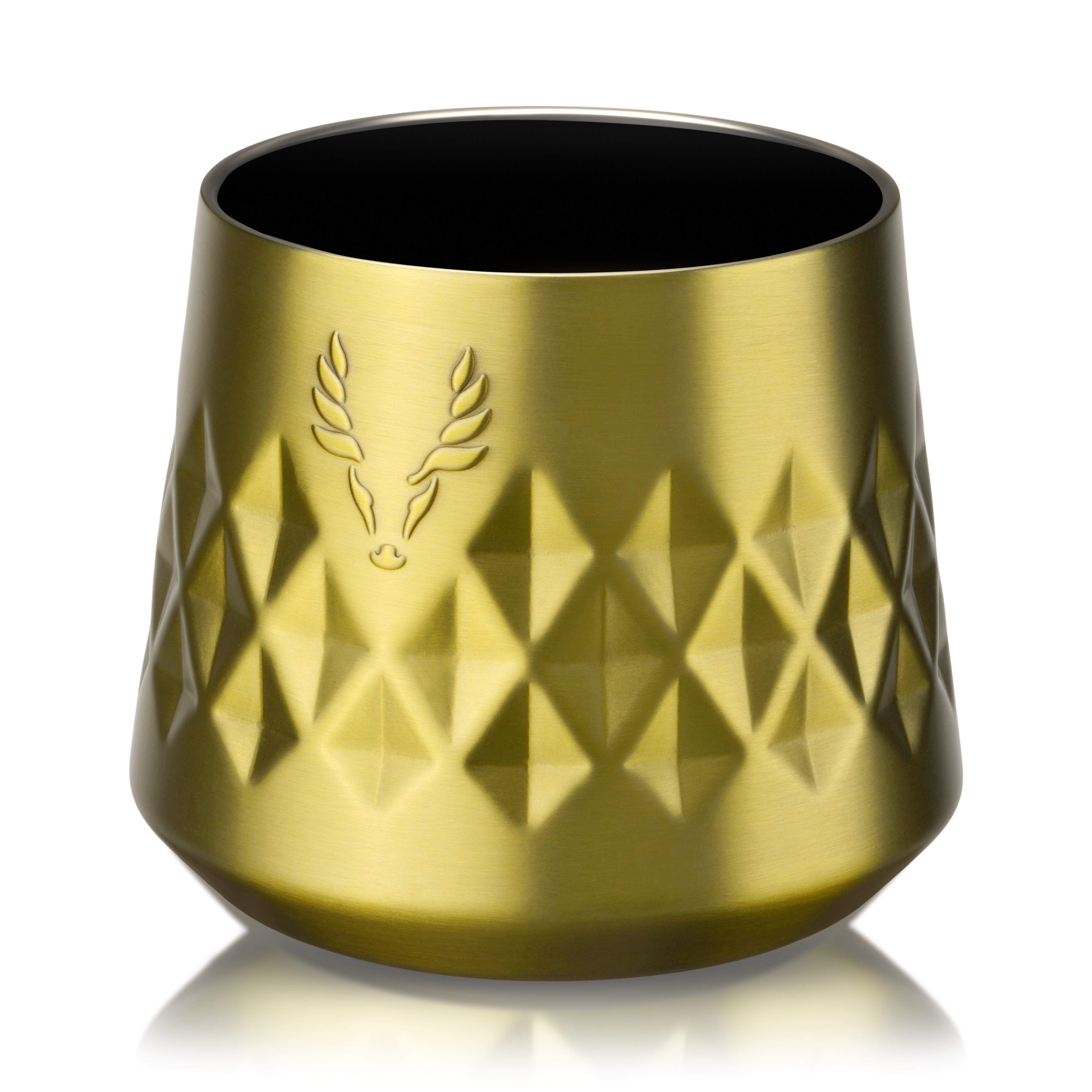 Viski Paragon Whiskey Taster in Gold, insulated stainless steel rocks glass