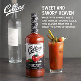 Collins Classic Bloody Mary Cocktail Mix, Tomato, Garlic & Worcestershire, 32 oz