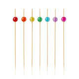 True Ball Cocktail Picks, set of 20 bamboo drink skewers