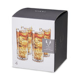 Crystal Highball Glass Set – Lead-Free Cocktail Tumblers (Set of 4)